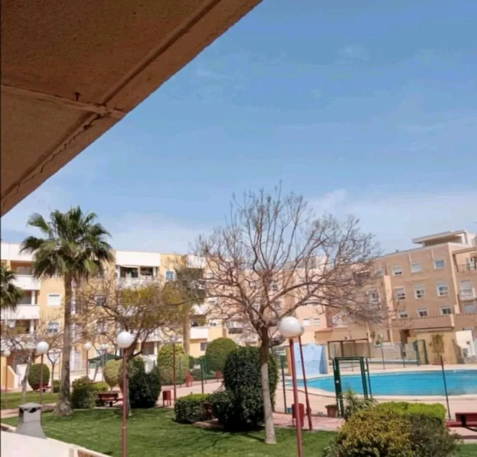 Apartment En Roquetas, A 900 Metros De La Playa, Con Piscina, Junto A Bares . En Las Salinas De Roquetas De Mar Spain